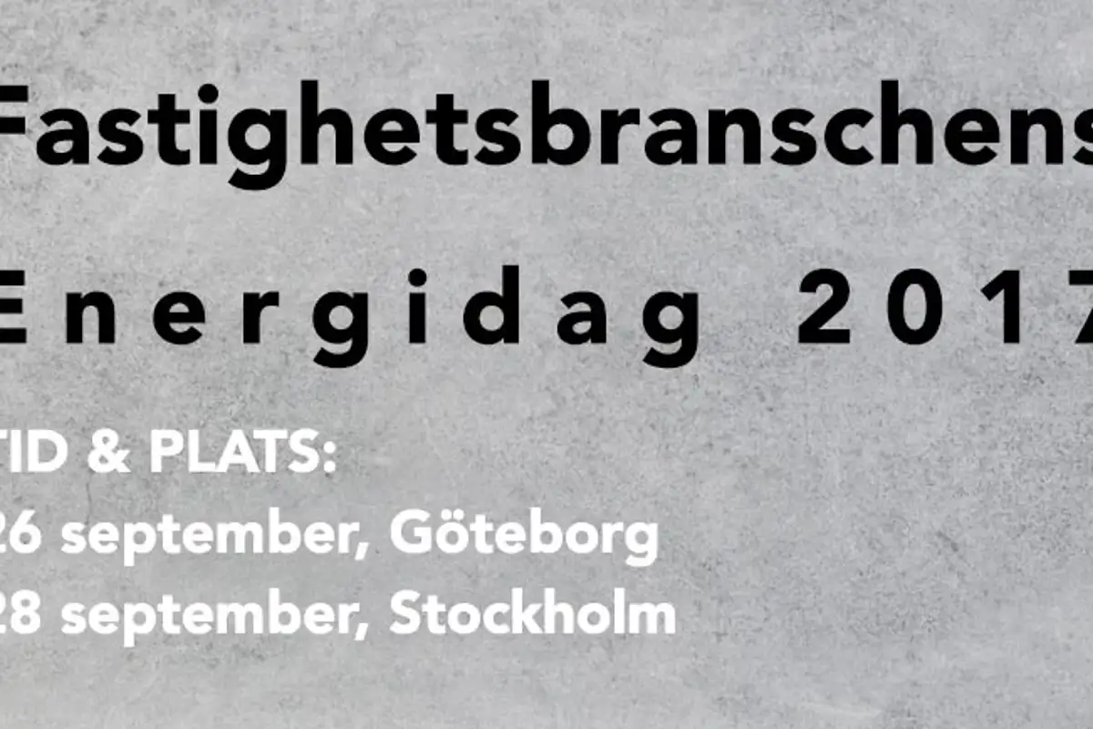 Fastighetsbranschens Energidag 2017